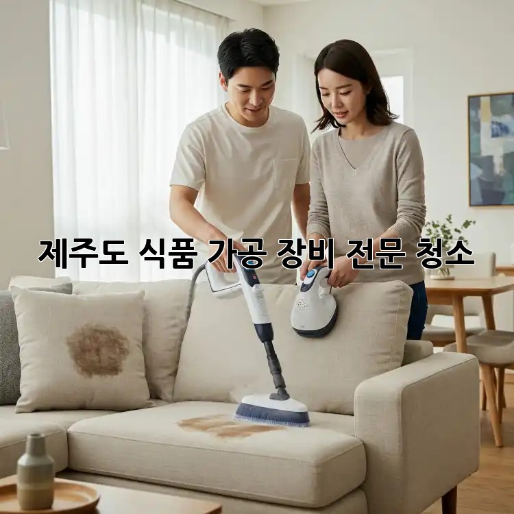 제주도 식품 가공 장비 전문 청소