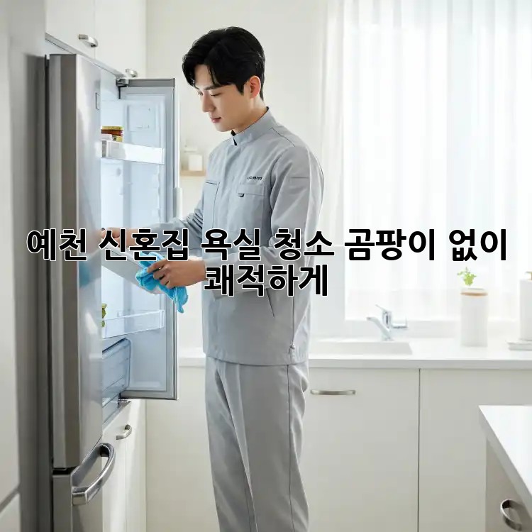 예천 신혼집 욕실 청소, 곰팡이 없이 쾌적하게!